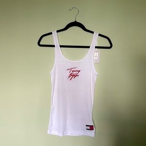 NWT Women’s White Ribbed XS ‘Tommy Hilfiger’ Tank